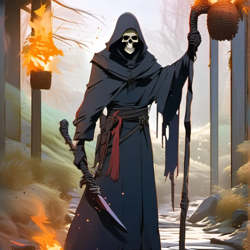 chat with ai character: Grim reaper