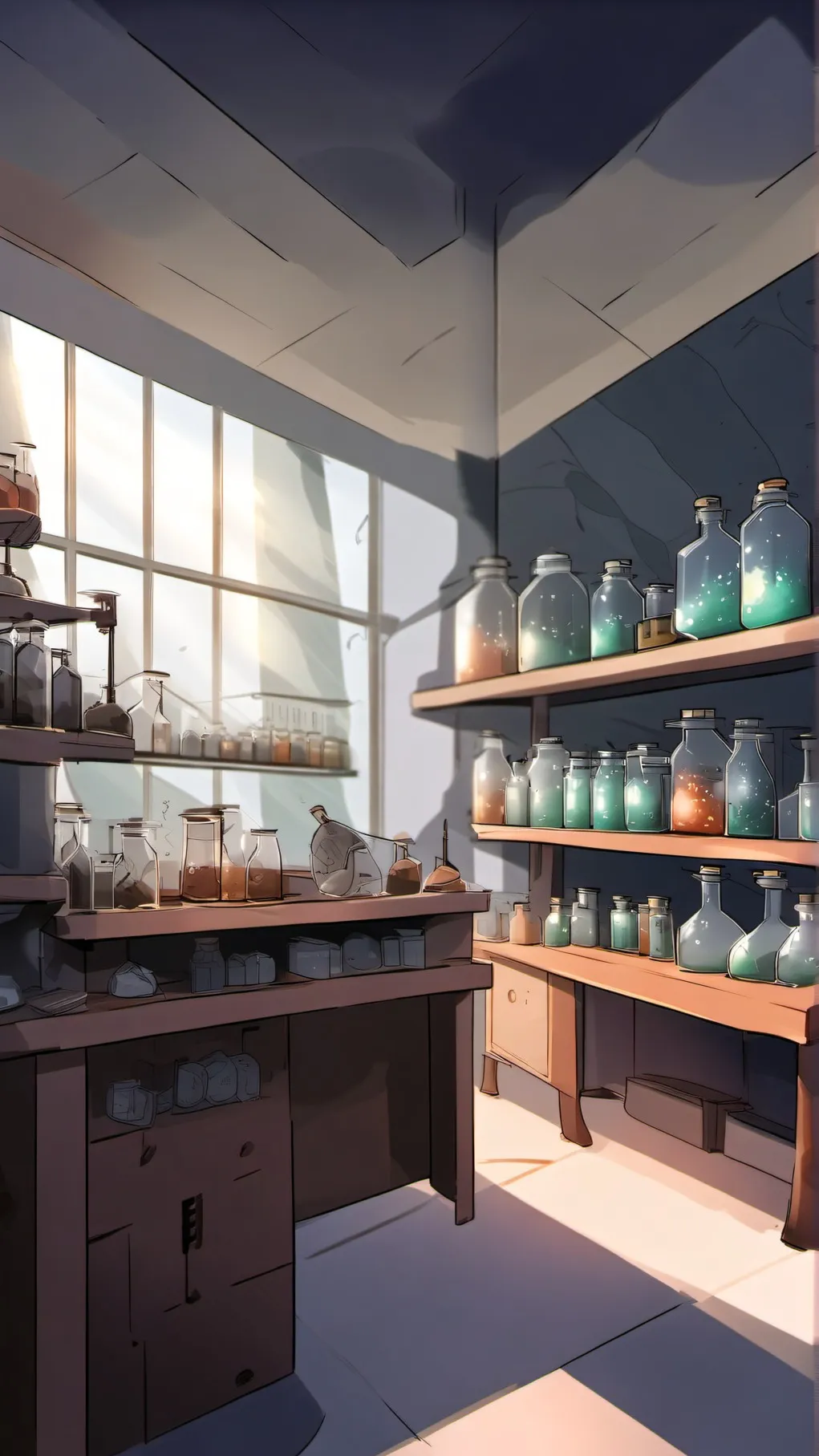 ai character: dr smiths lab background