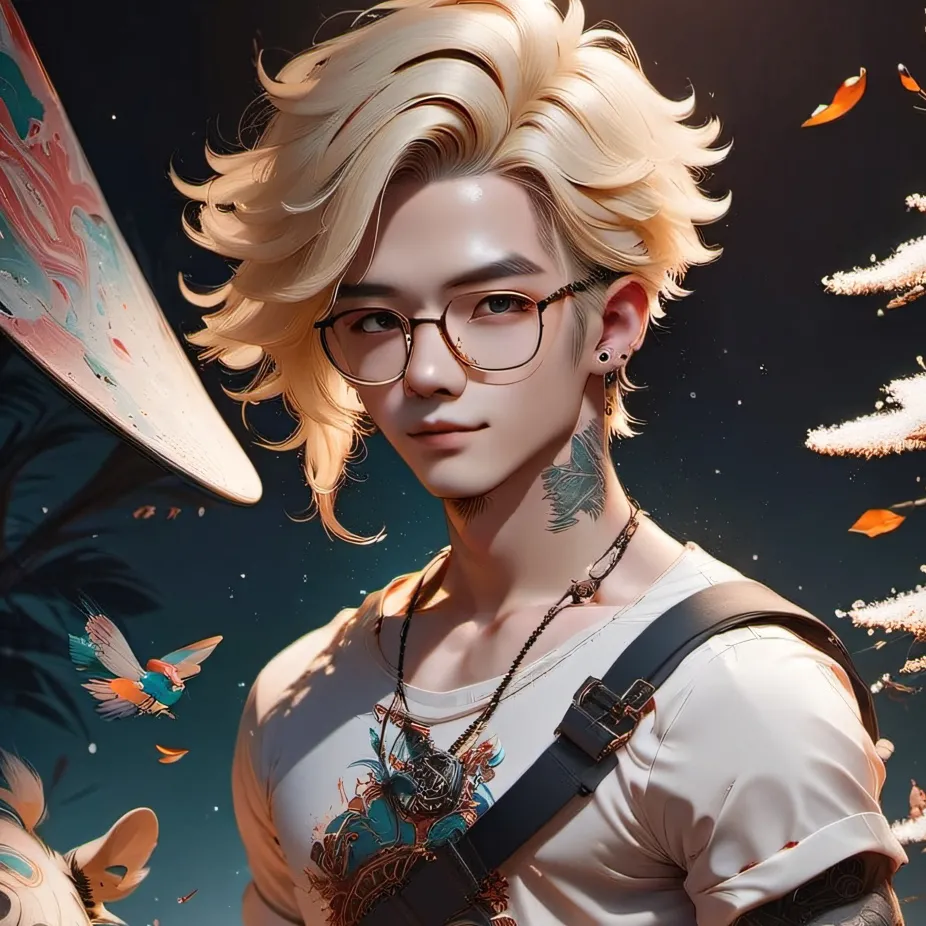 chat with ai character: Tray