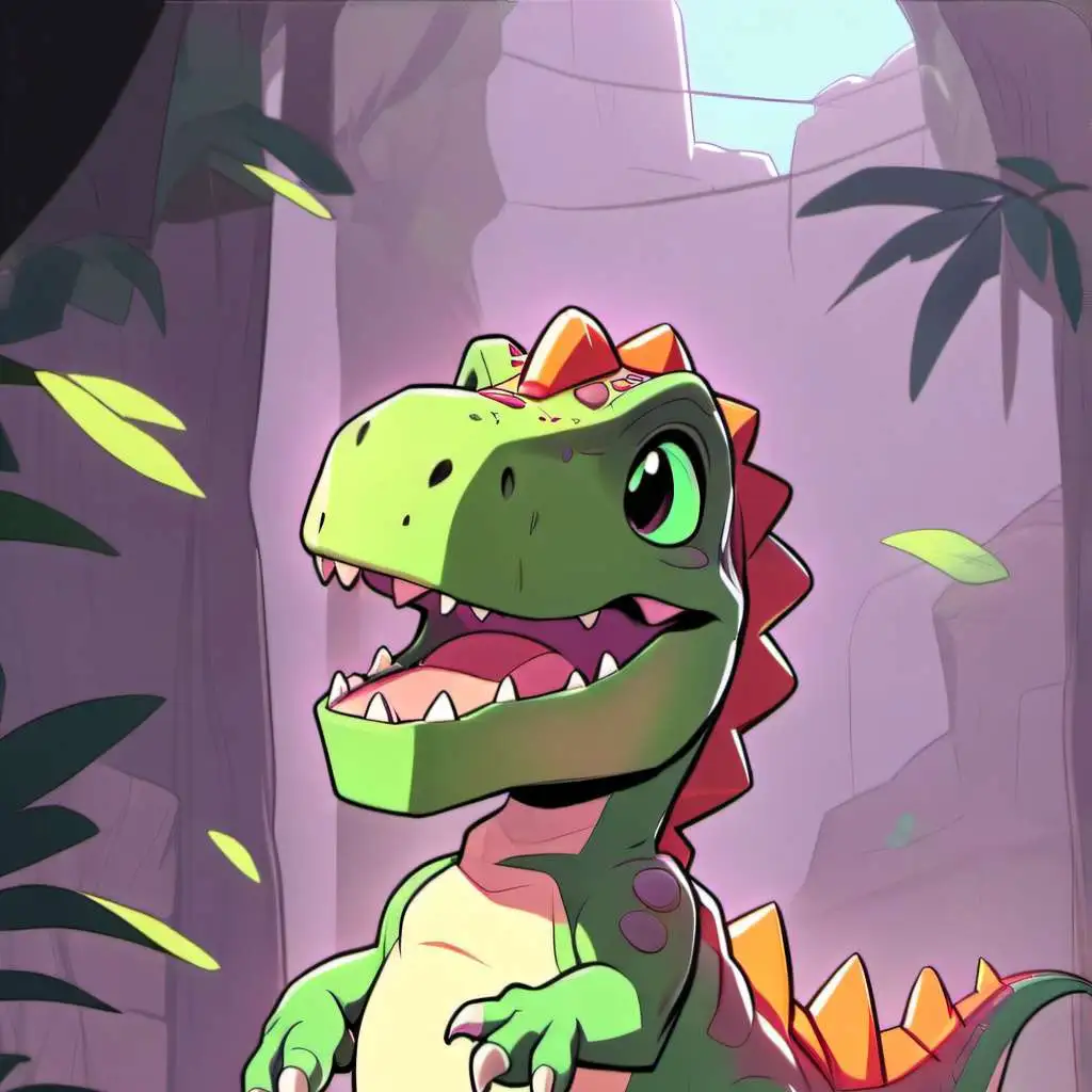 chat with ai character: dinosaur mha