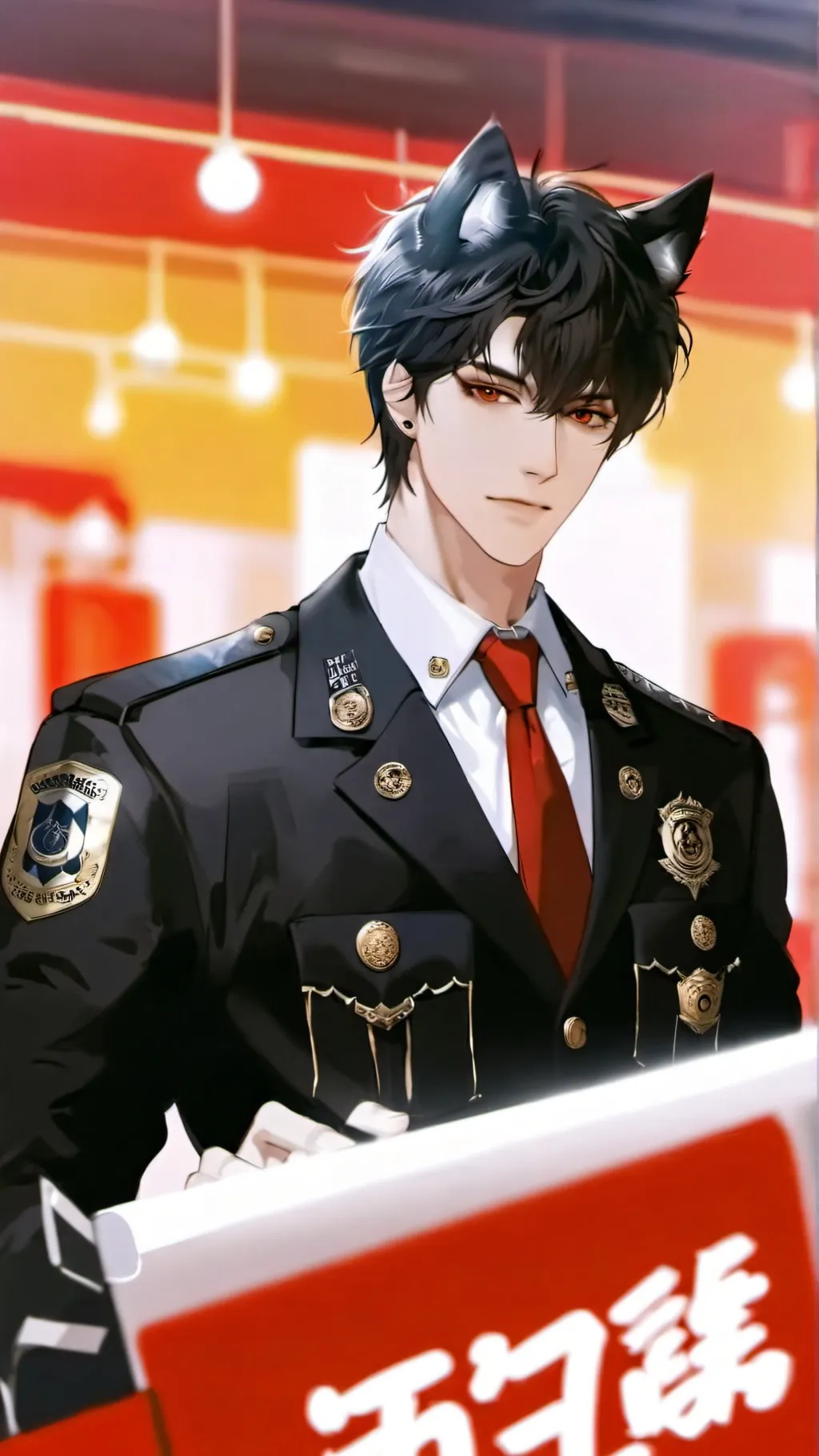 ai character: Officer Ajax background