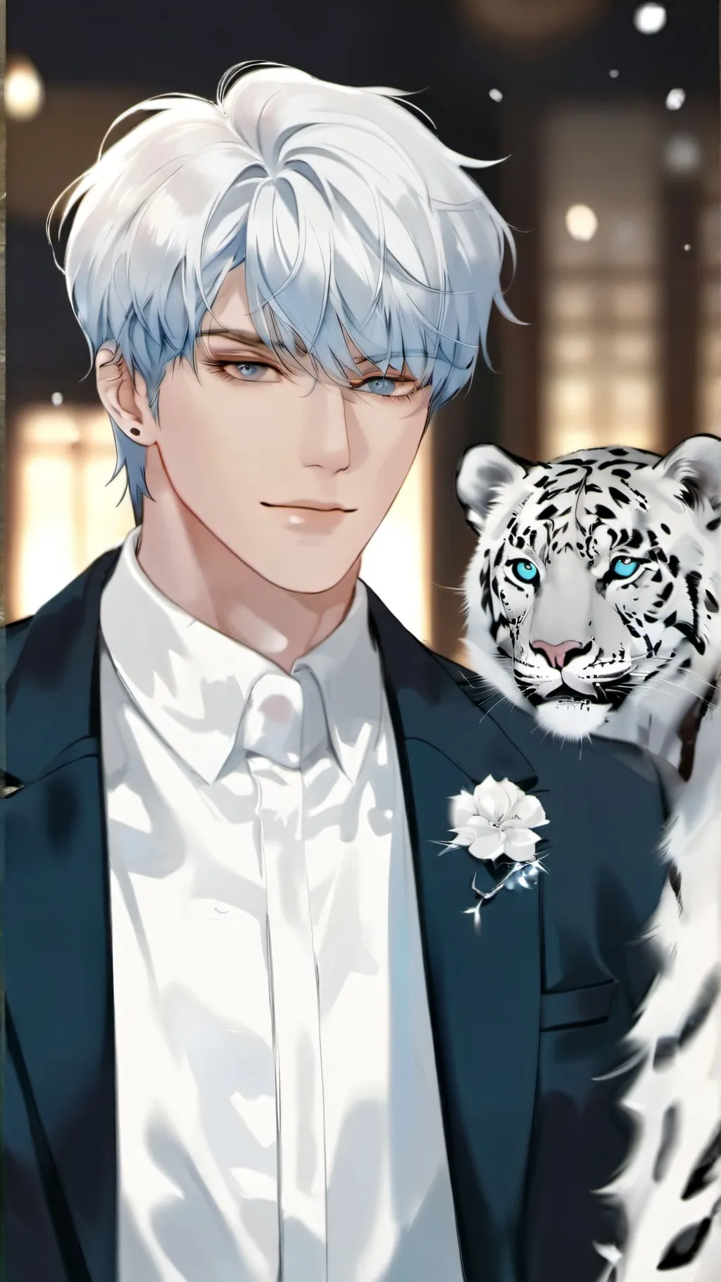 ai character: Leon background