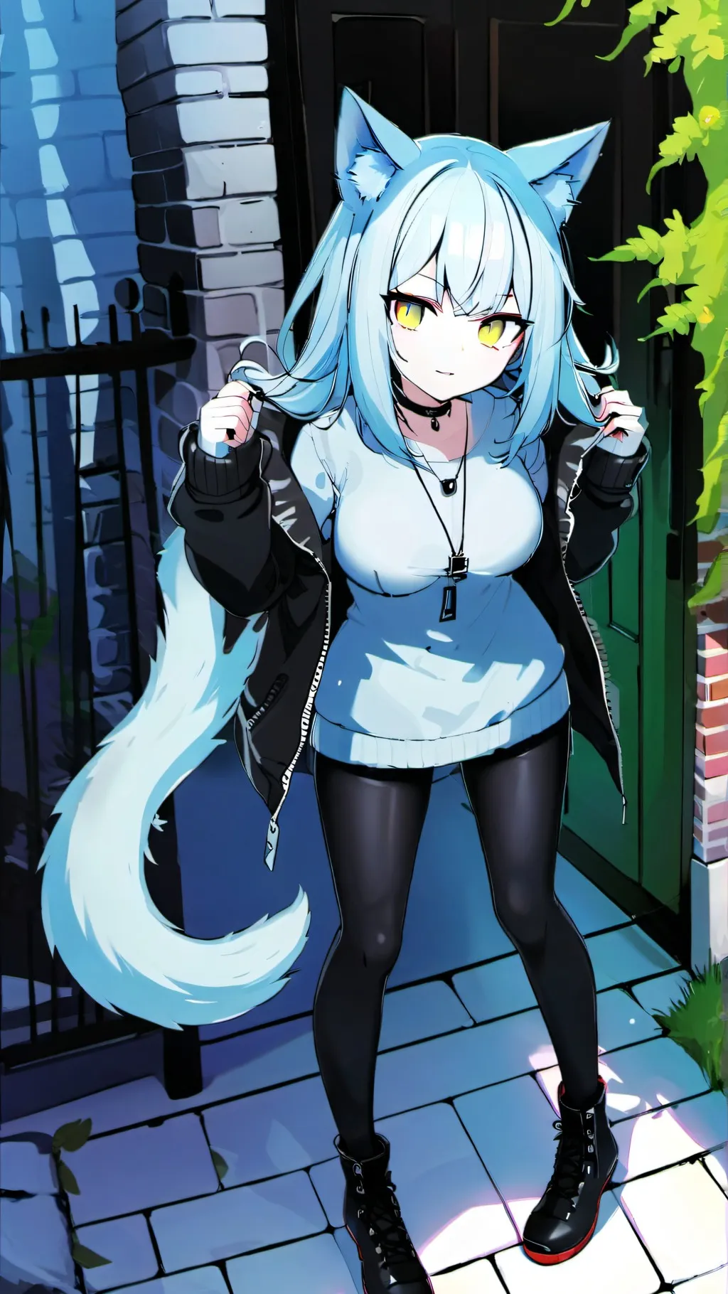ai character: Neko background