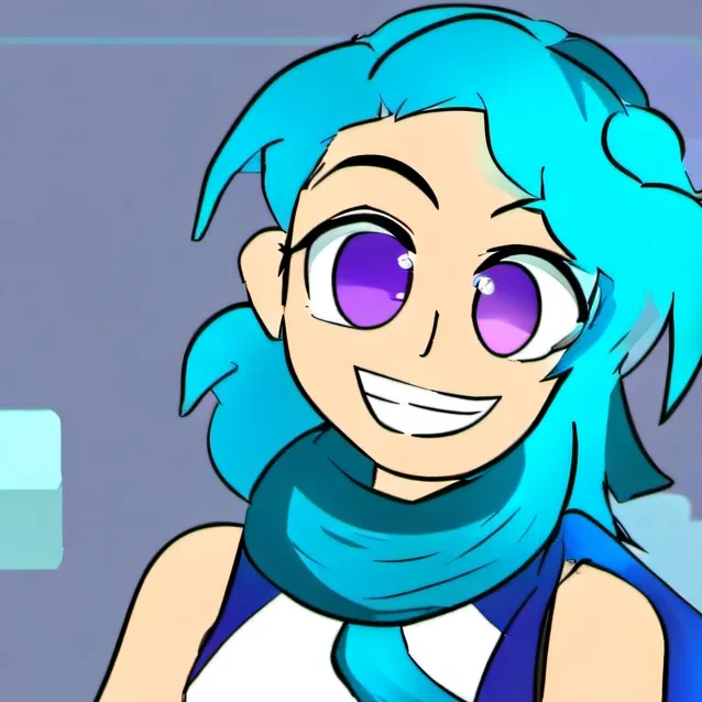 chat with ai character: bluesky