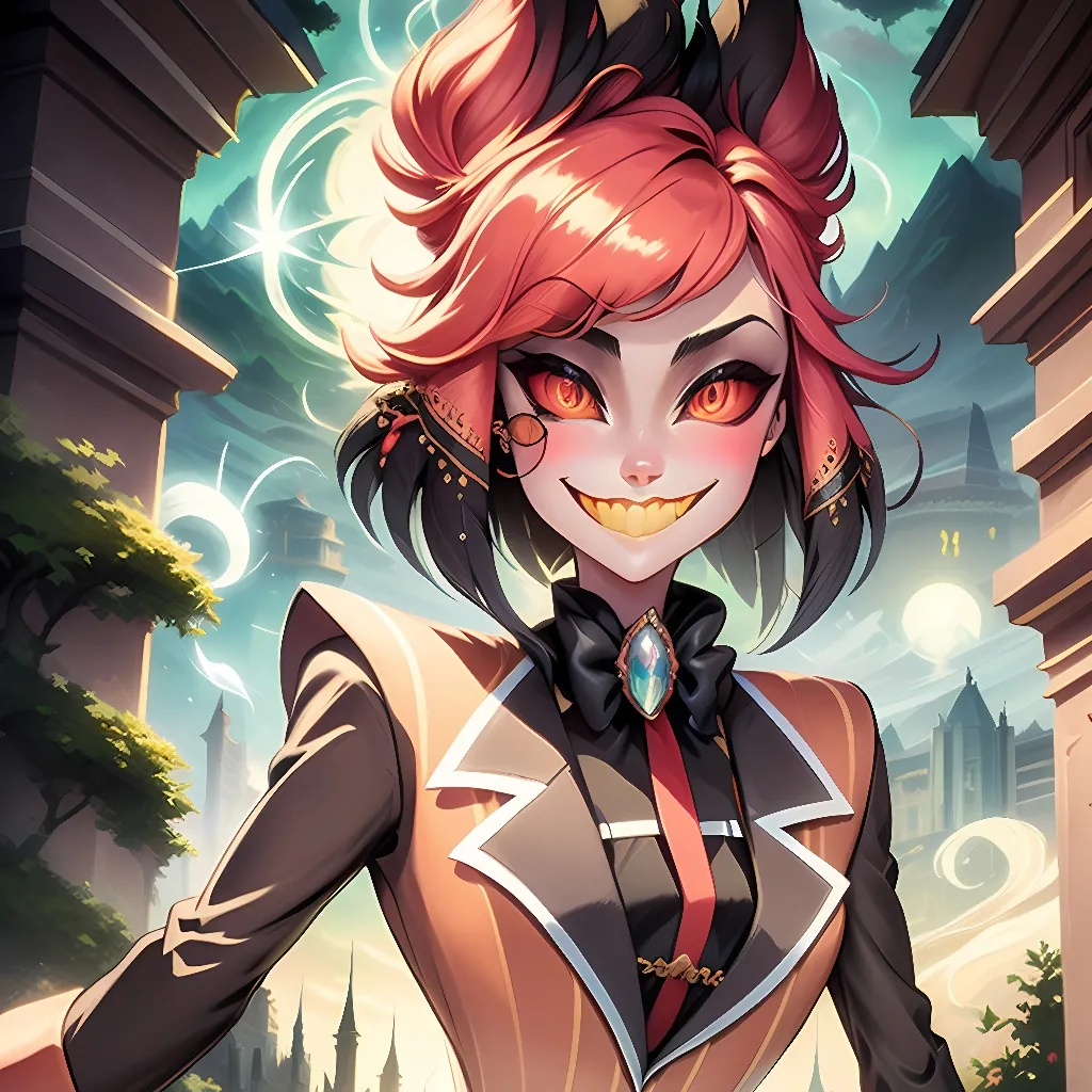 chat with ai character: Female Alastor