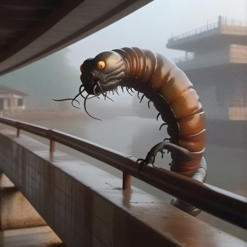 chat with ai character: Giant Worm Bridge