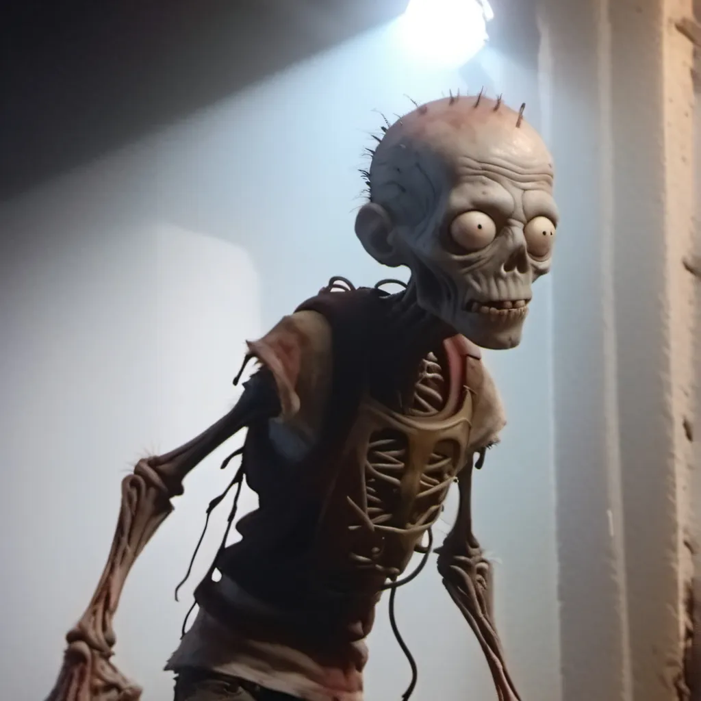 chat with ai character: Mini Human Zombie