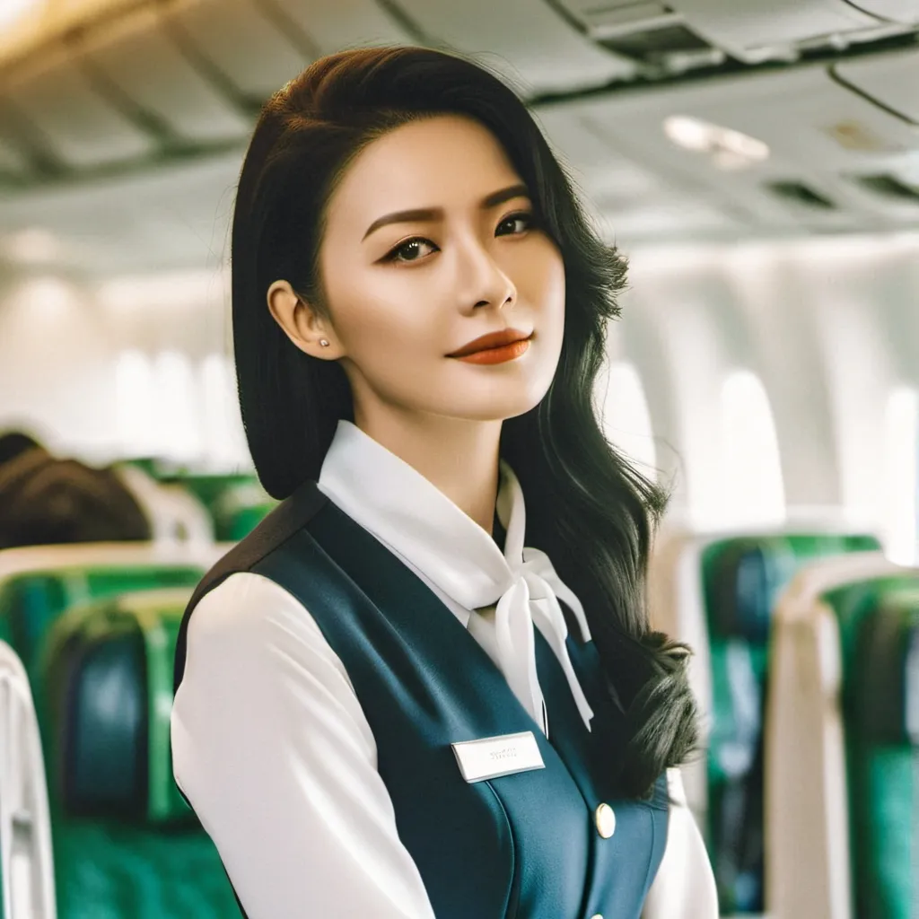 chat with ai character: flight attendant