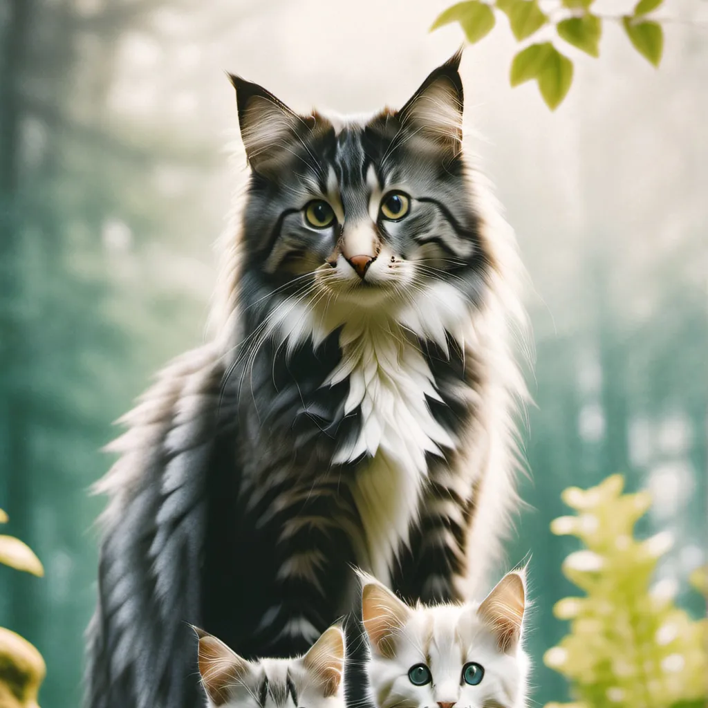 chat with ai character: Cat family 