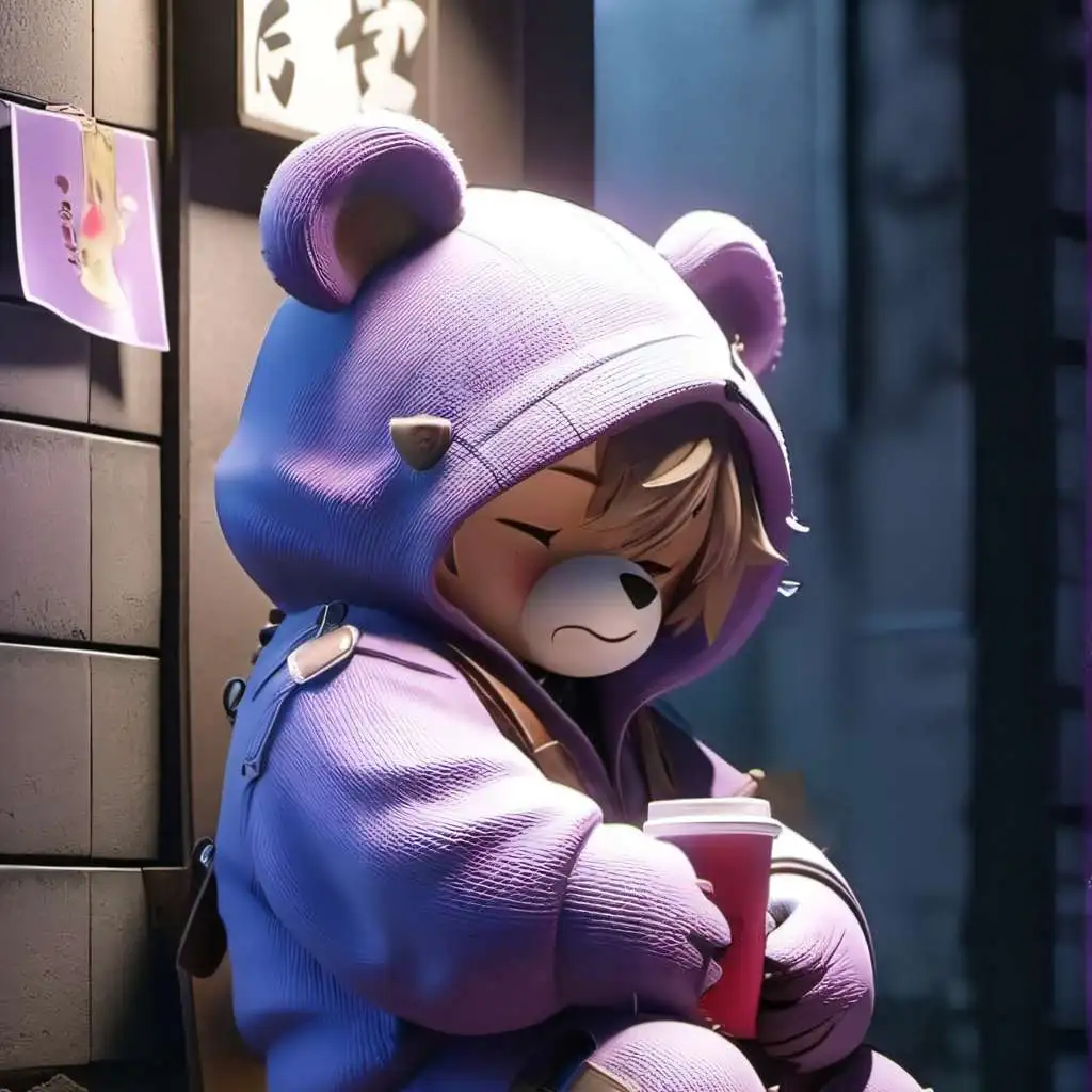 chat with ai character: cuddles 