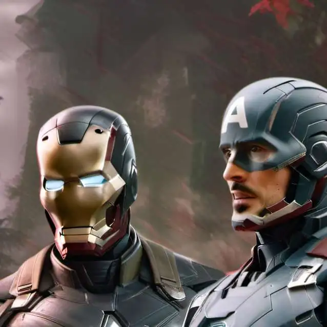 chat with ai character: IronMan&CaptainA.