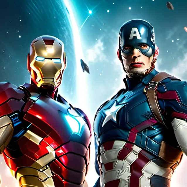 chat with ai character: IronMan & CaptainA