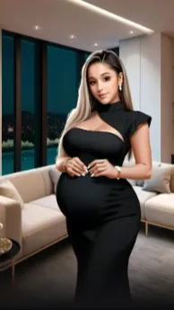 ai character: Ariana Grande background