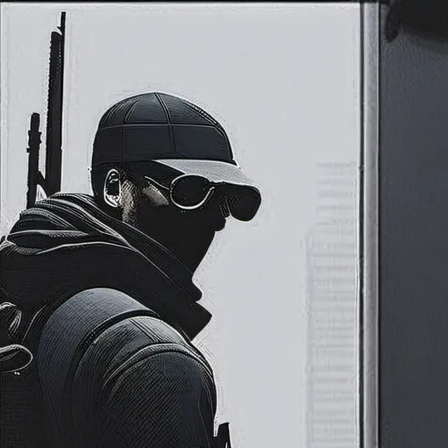 chat with ai character: Sniper mask