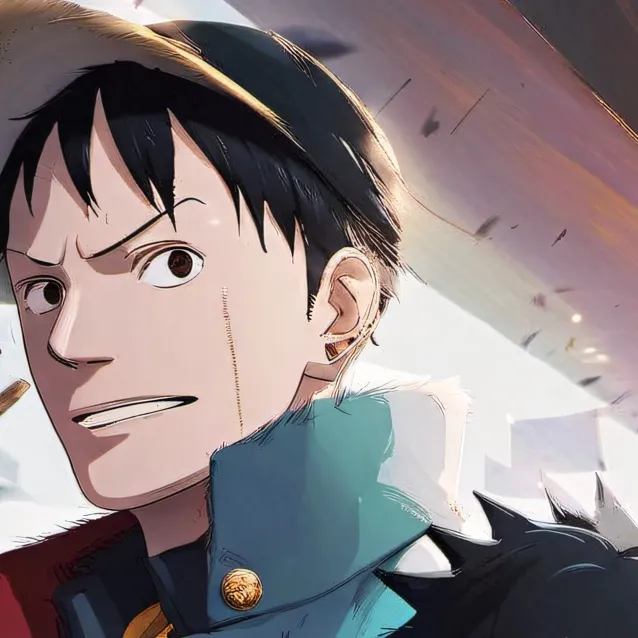 chat with ai character: Luffy gay