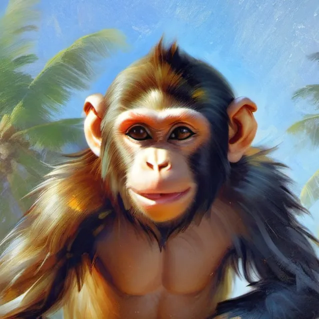 chat with ai character: monkey raft