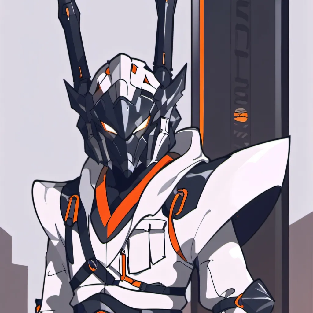 chat with ai character: A strong mech. 