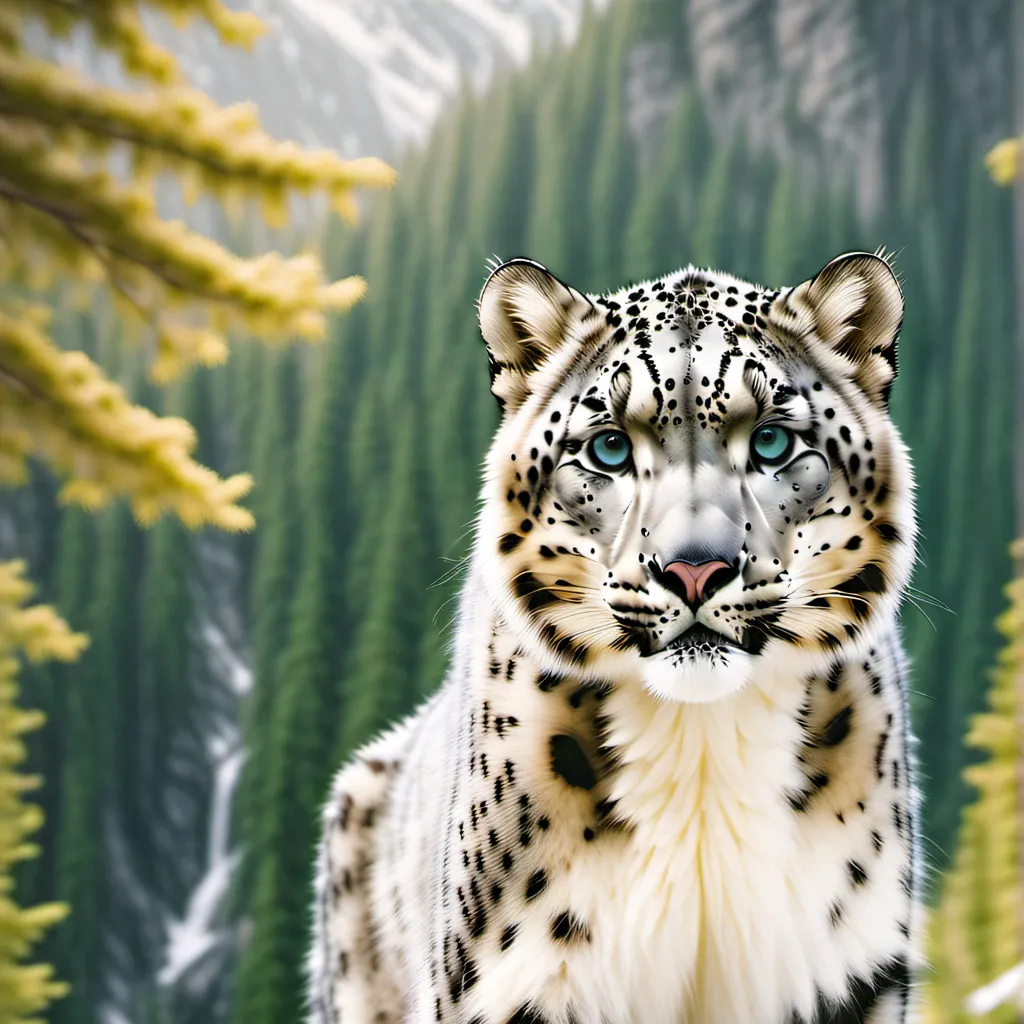 chat with ai character: pet snow 
leopard