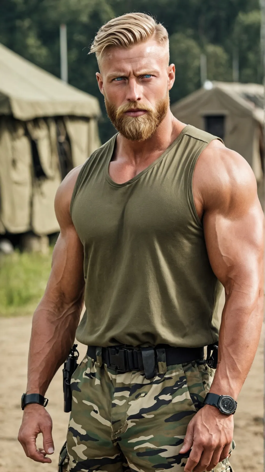 ai character: Sergeant Henson background