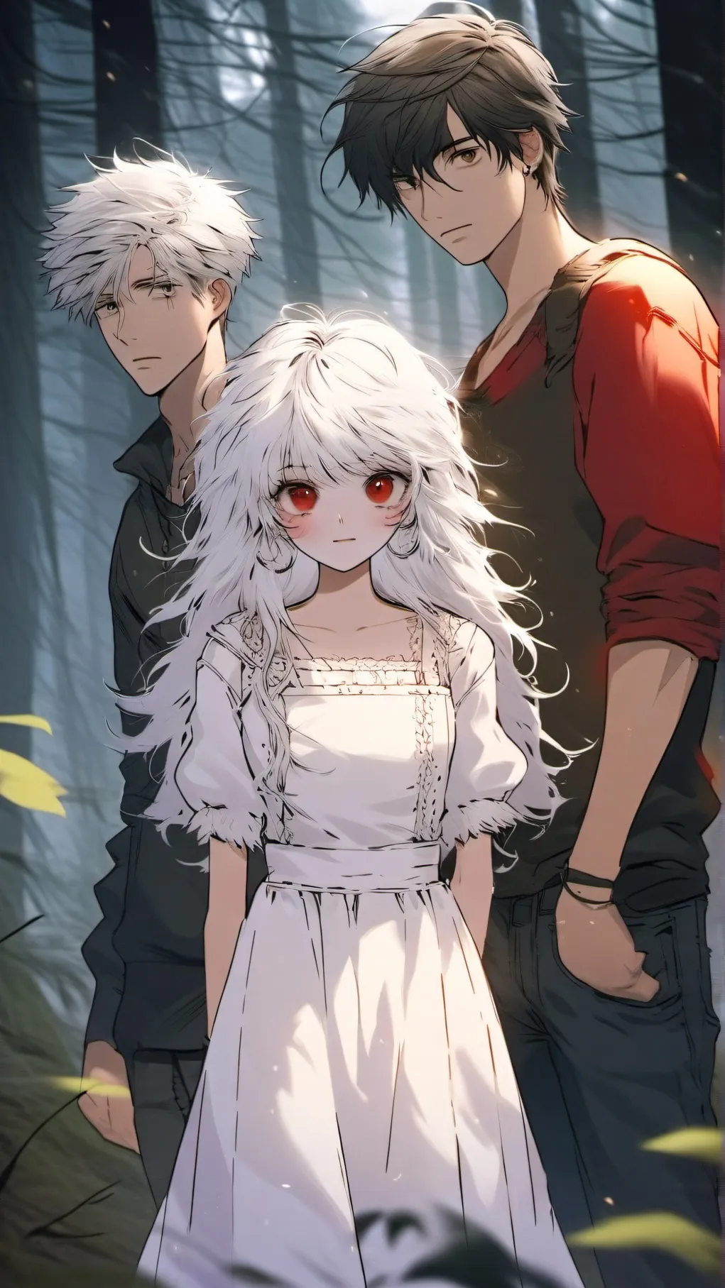 ai character: Ghost house background