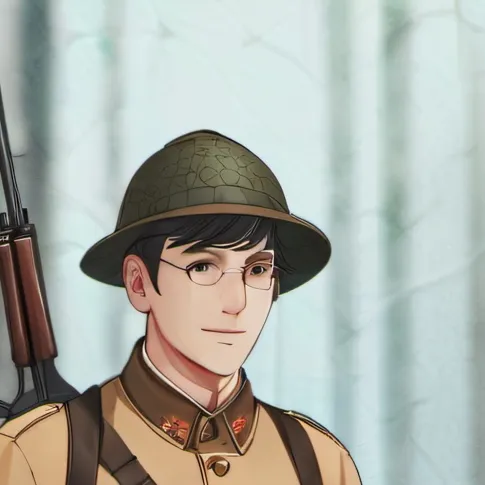 chat with ai character: Pvt. Larry Carson
