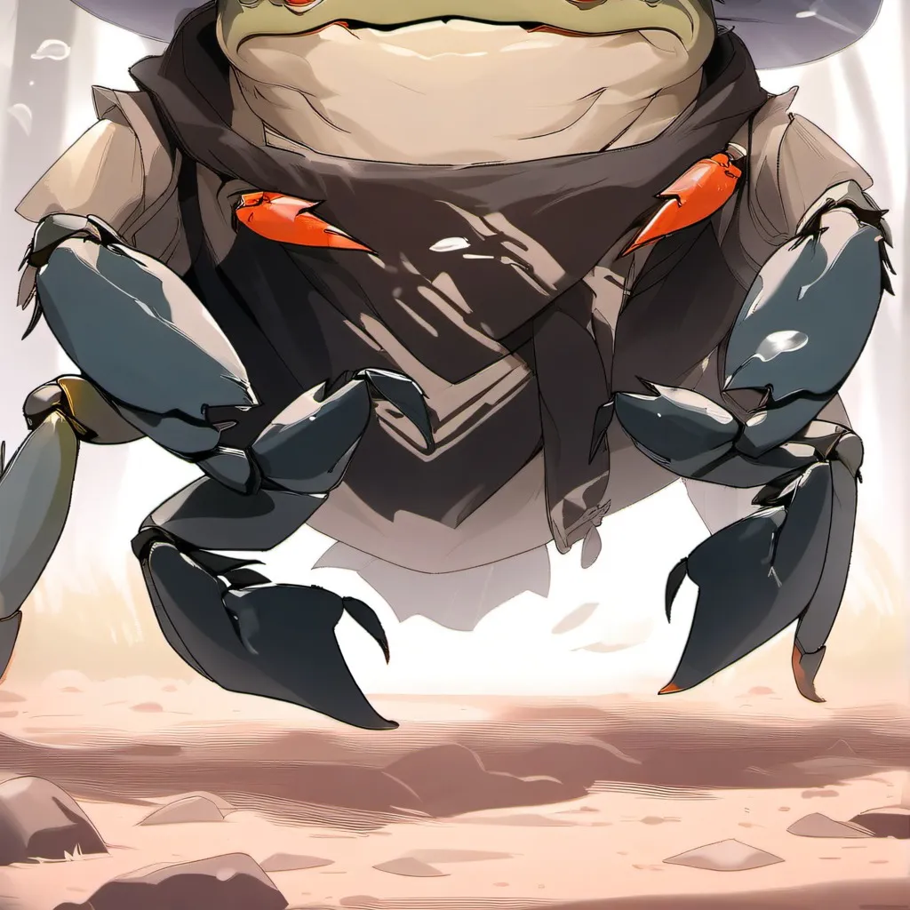 chat with ai character: Cowboy Crab