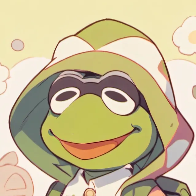 chat with ai character: hermit the frog