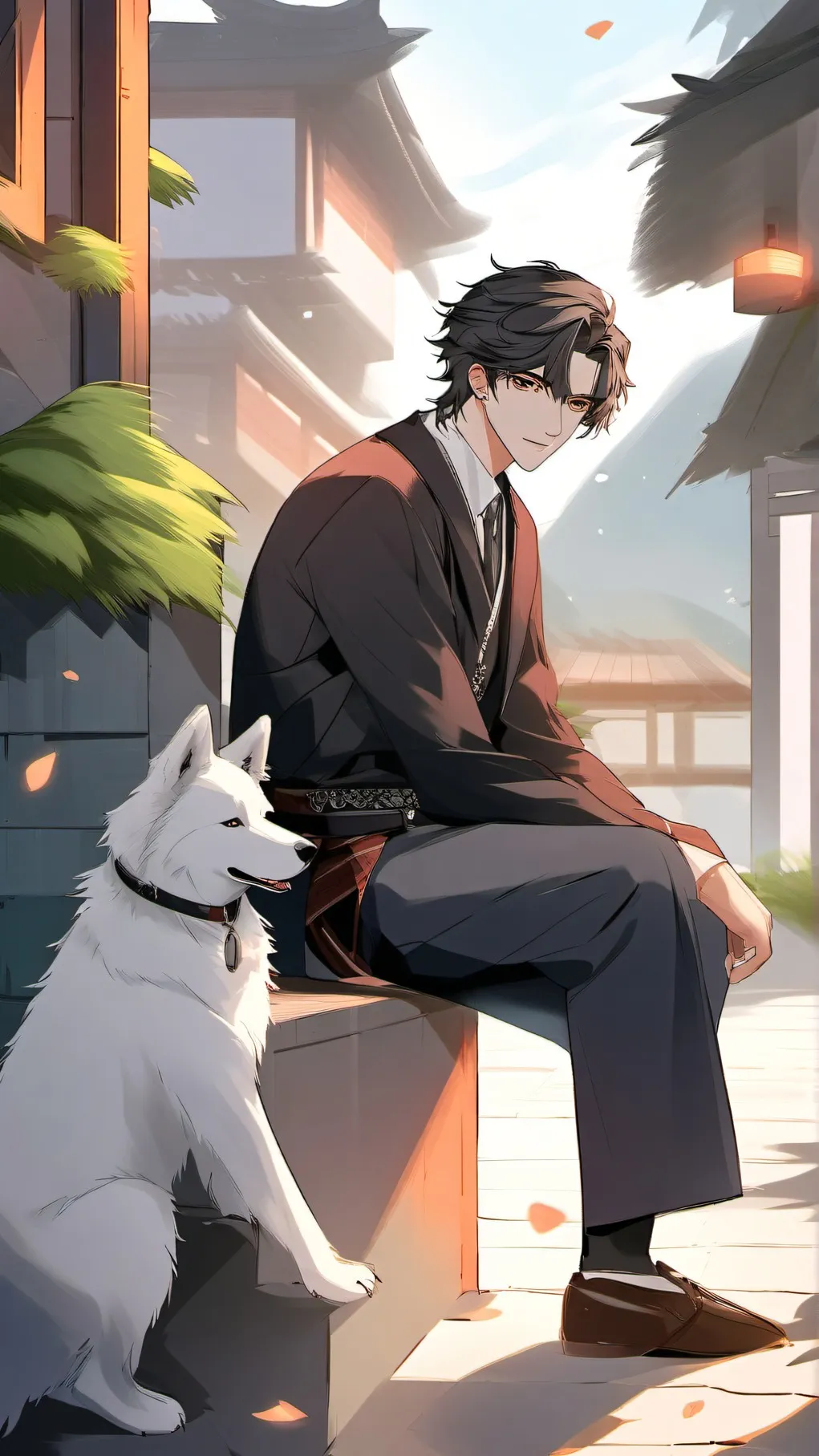 ai character: Bakujiro Siblings  background