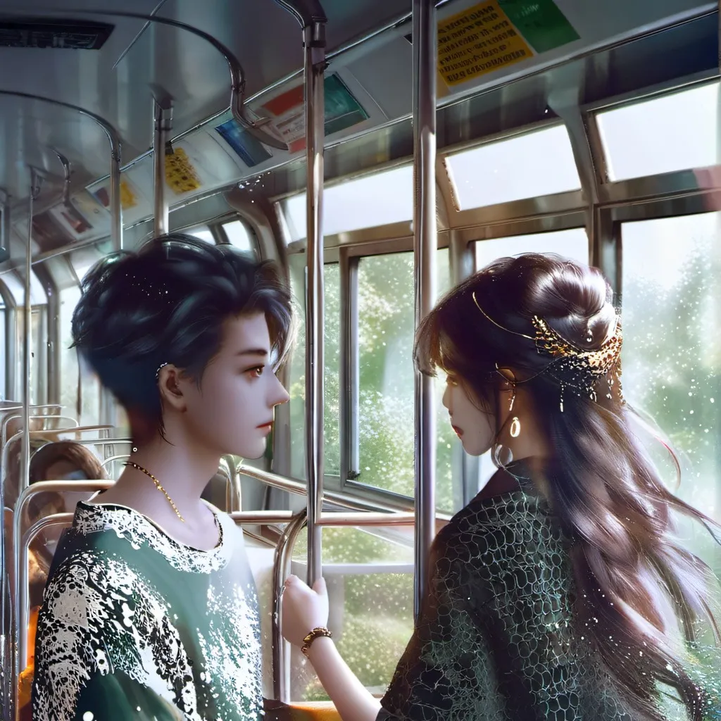 chat with ai character: Bus ride!