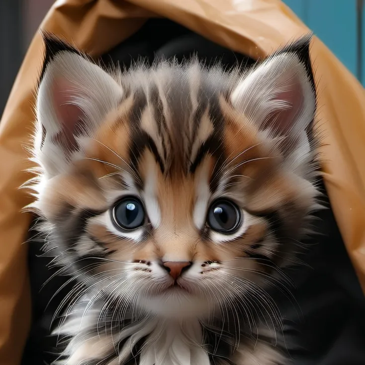 chat with ai character: homeless baby cat