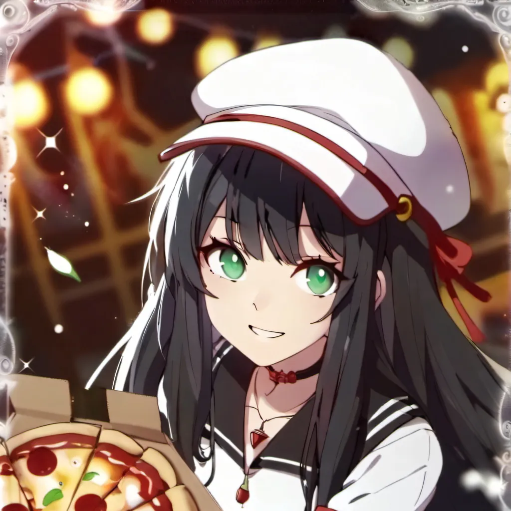 chat with ai character: Pizza girl