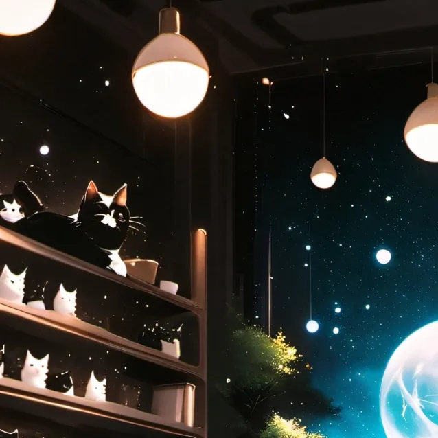 chat with ai character: MHA cat cafe!! 