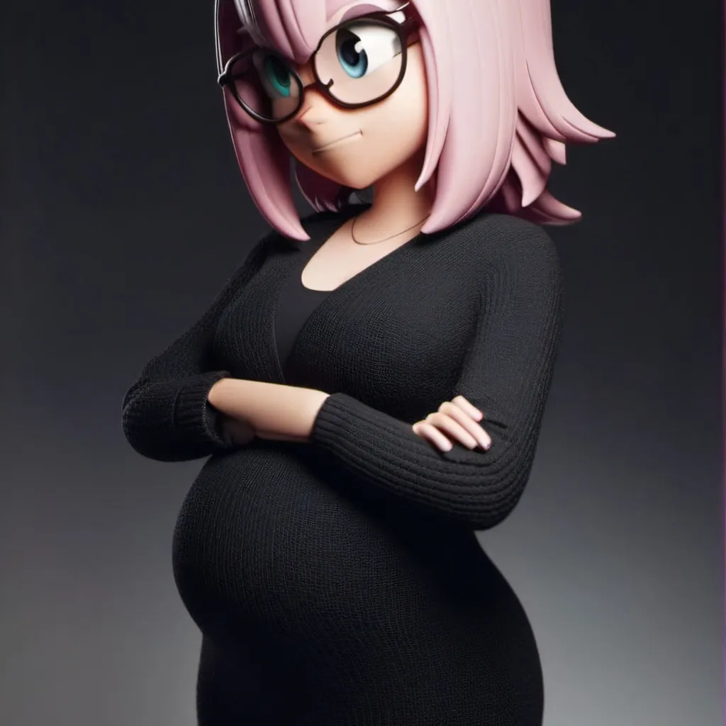 chat with ai character: Amy rose  pregnant