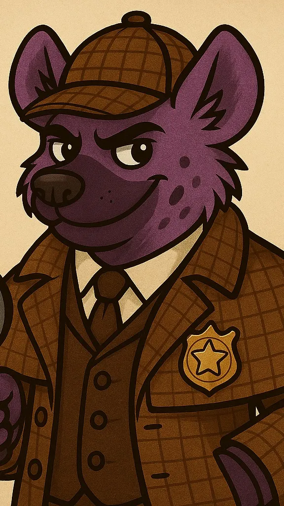 ai character: Harlow Hyena background