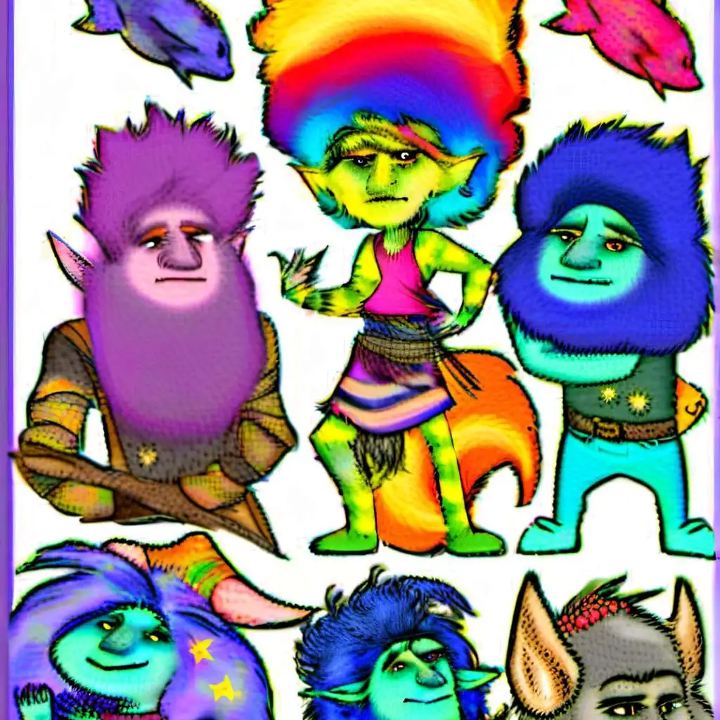 chat with ai character: Trolls: Pride Love