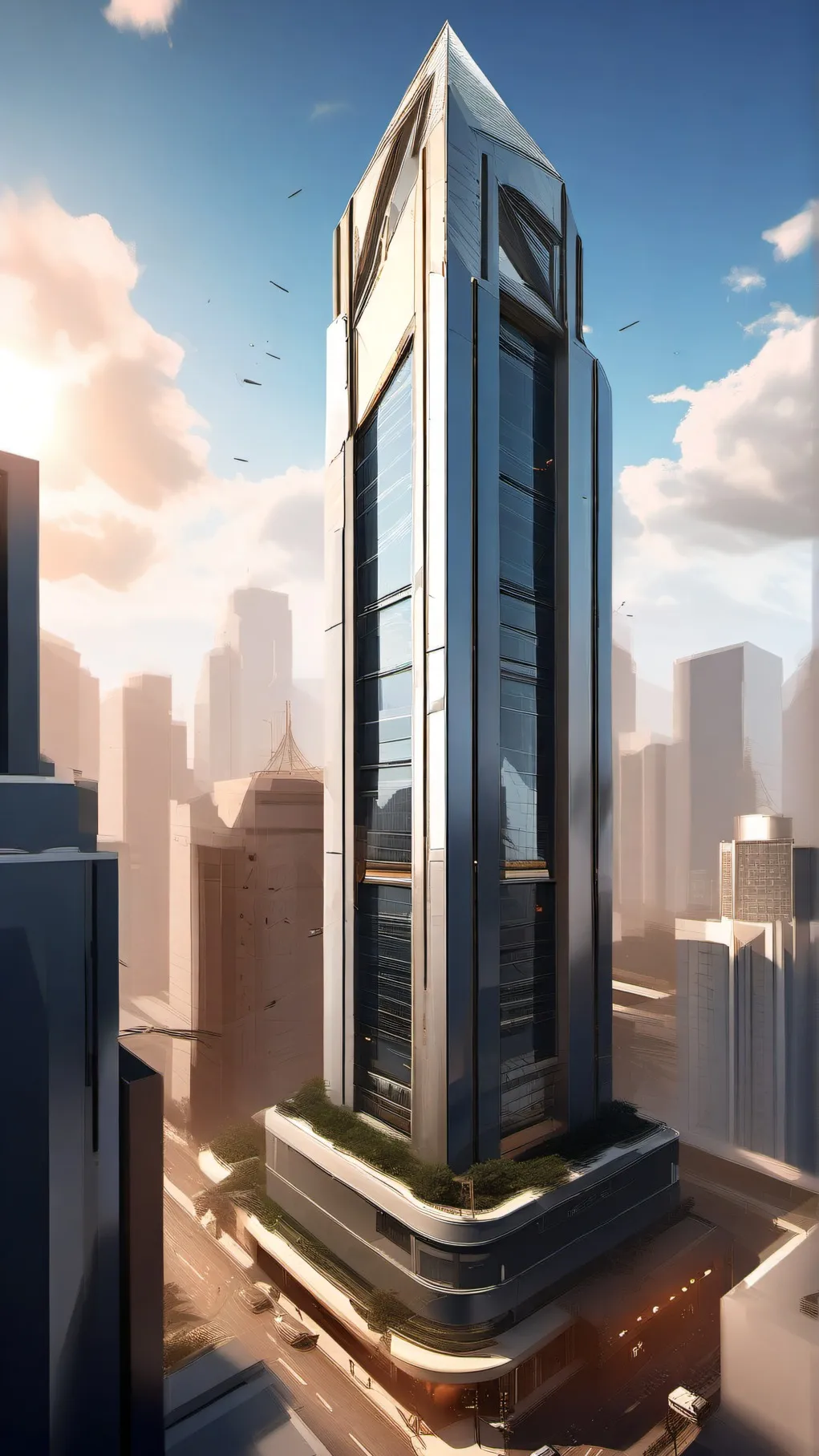 ai character: Bill Cipher background