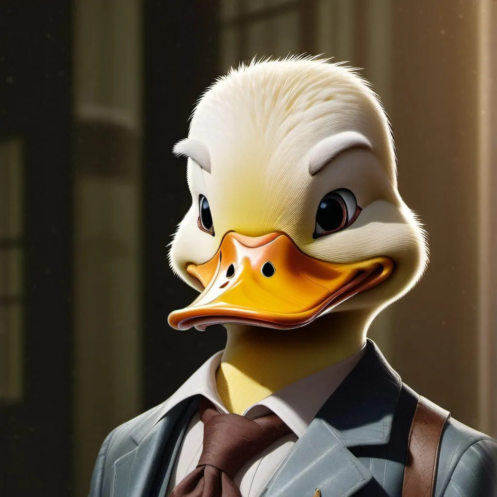 chat with ai character: Duck with gun o: