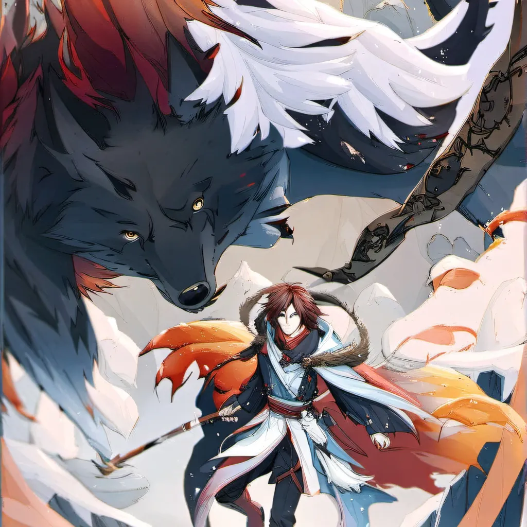 chat with ai character: jake and his wolf