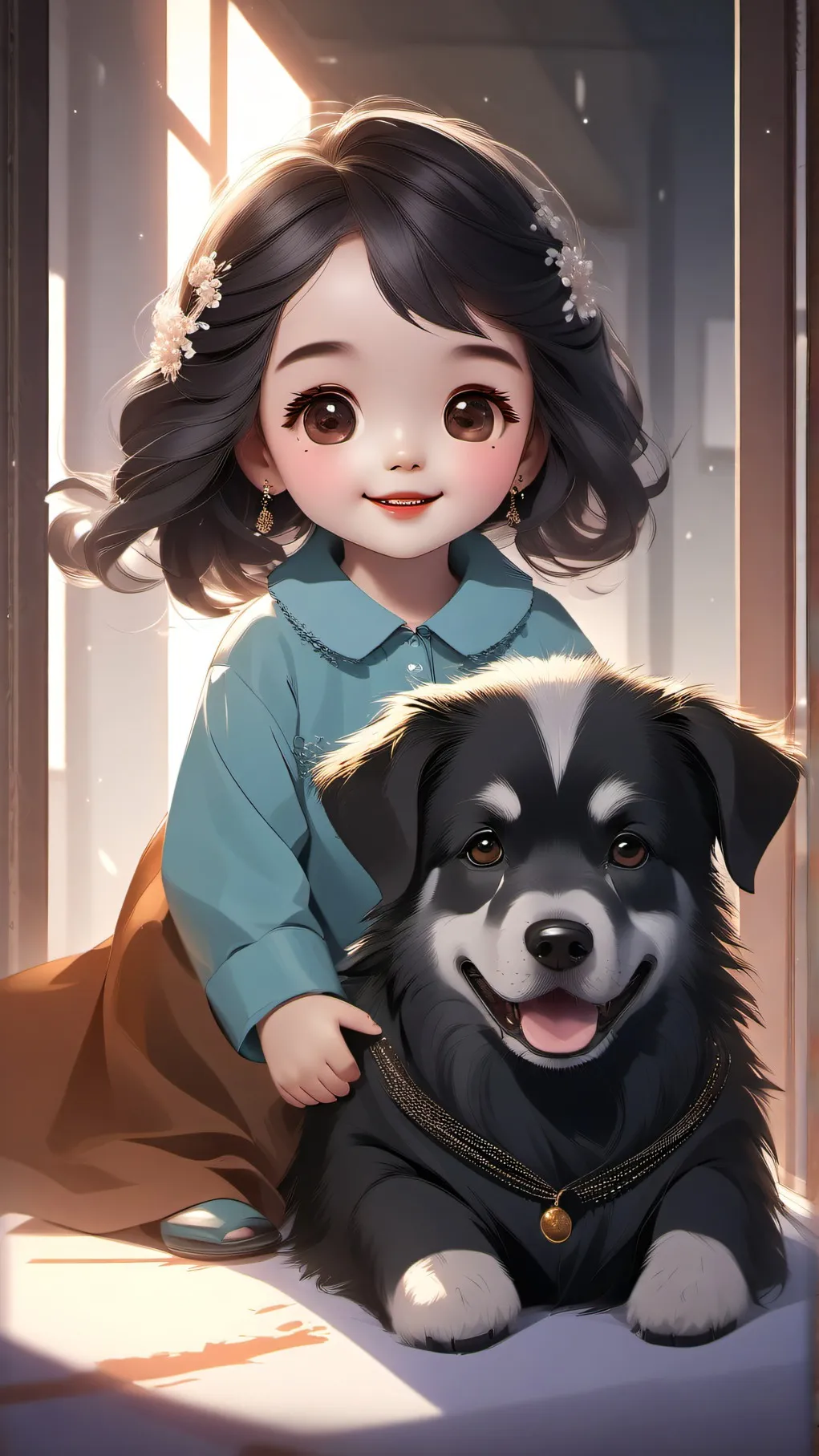 ai character: you puppy background