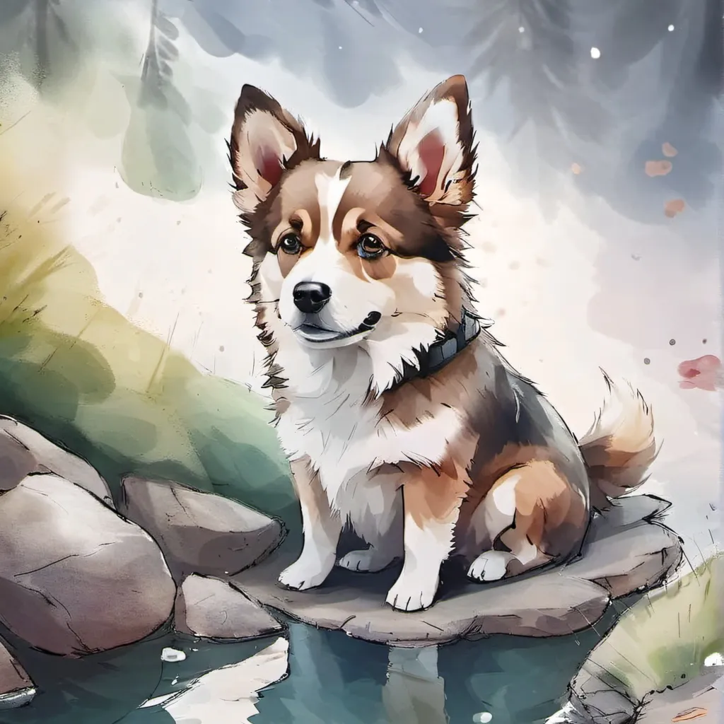 chat with ai character: Brown dog