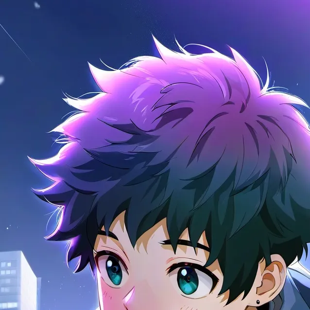 chat with ai character: deku + uraraka bab