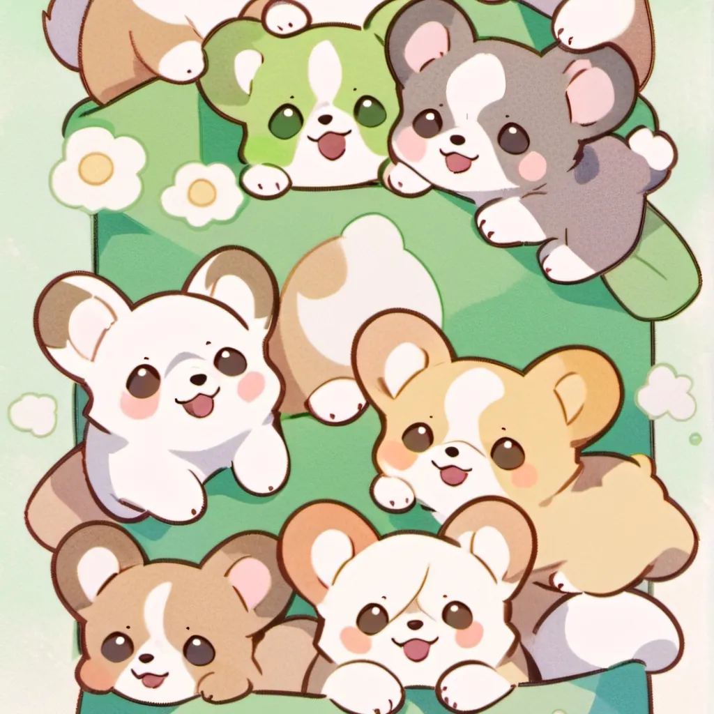 chat with ai character: tiny mini corgis