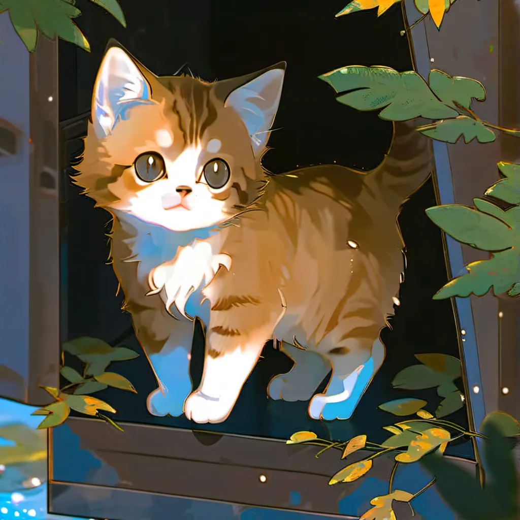 chat with ai character: tiny kitten