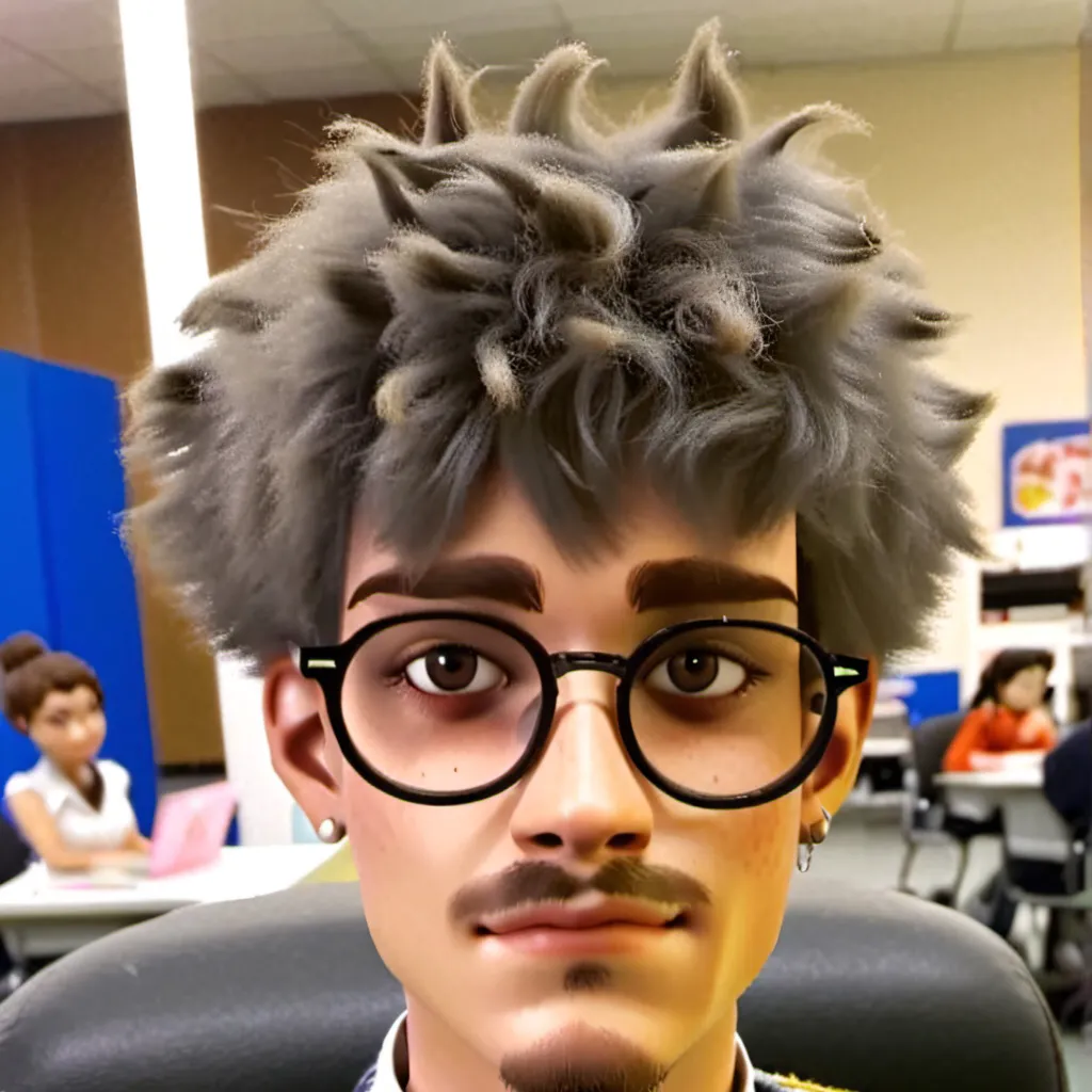 chat with ai character: Ugly nerd