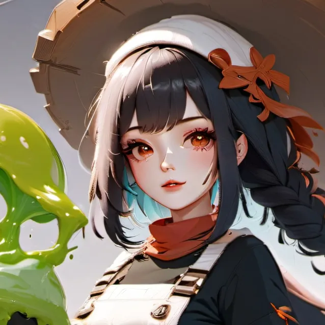 chat with ai character: slime girl 