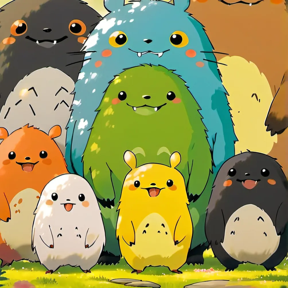 chat with ai character: smiling critters 