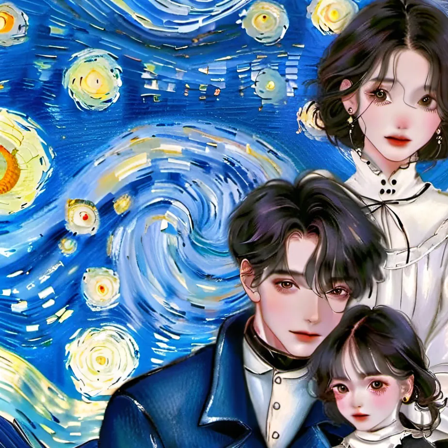 chat with ai character: “Happy” family 