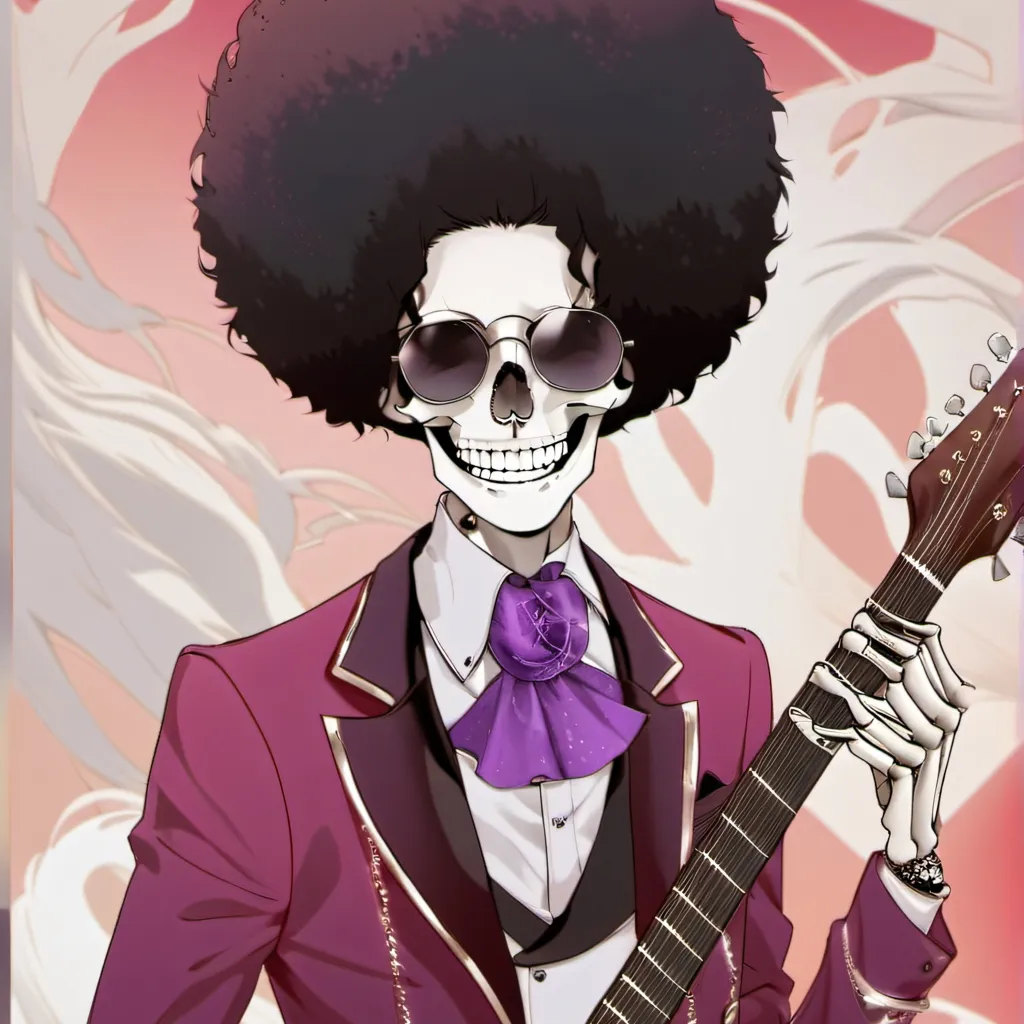 chat with ai character: brook the skeleton