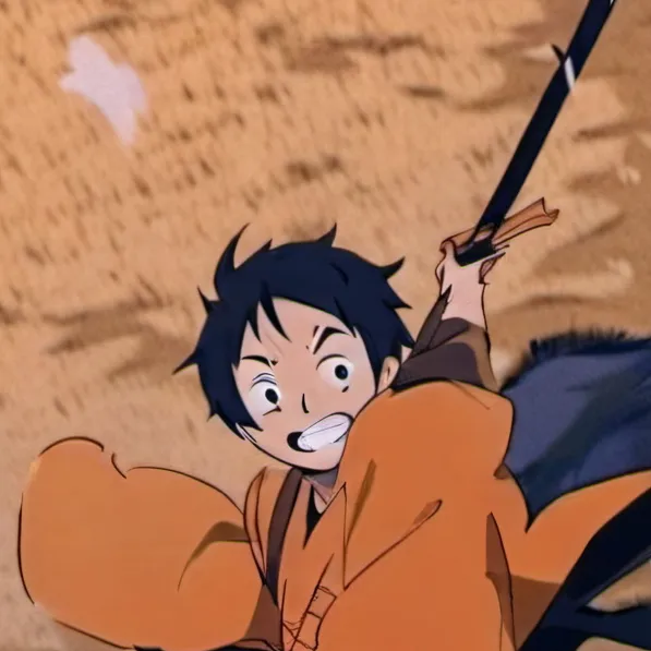 chat with ai character: Kid luffy 