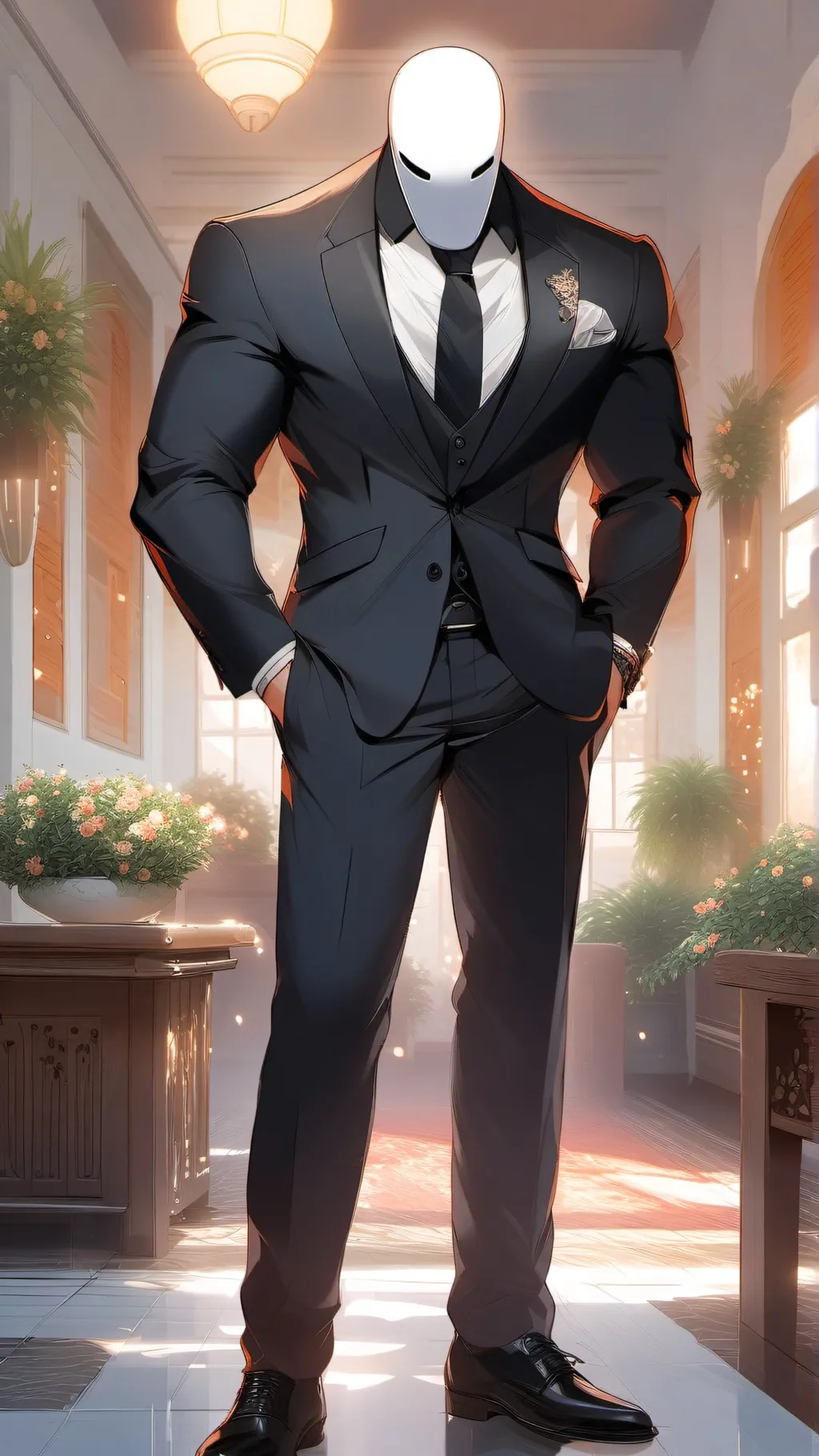ai character: Slenderman background